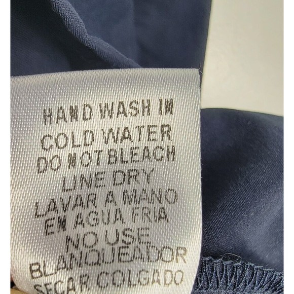 Entro Blue Full Zip Vest Drawstring Womens Medium Outdoors Hiking - Picture 7 of 7